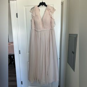 Azazie Suneeta Bridesmaid Dress Rose Petal Size A20